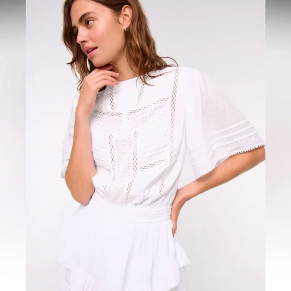 Abercrombie & Fitch Easy Wait Ruffle Skort Sz-L - Picture 7 of 16